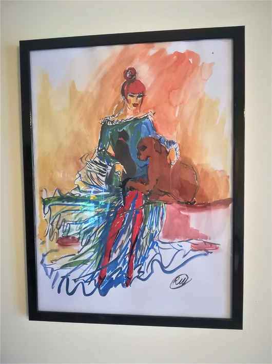grafiki i ilustracje Kolorowy szkic