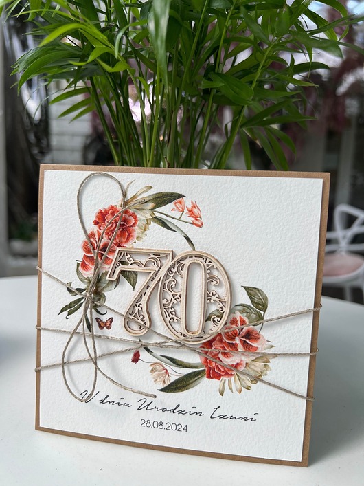 kartki scrapbooking Kartka urodzinowa sto lat