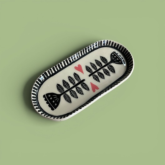 patery i talerze Ręcznie wykonany talerz ceramiczny