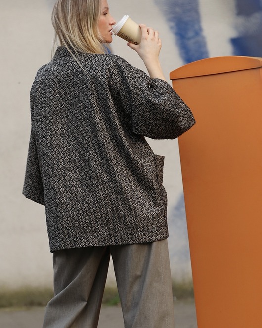 marynarki damskie Vi - Wzorzyste kimono