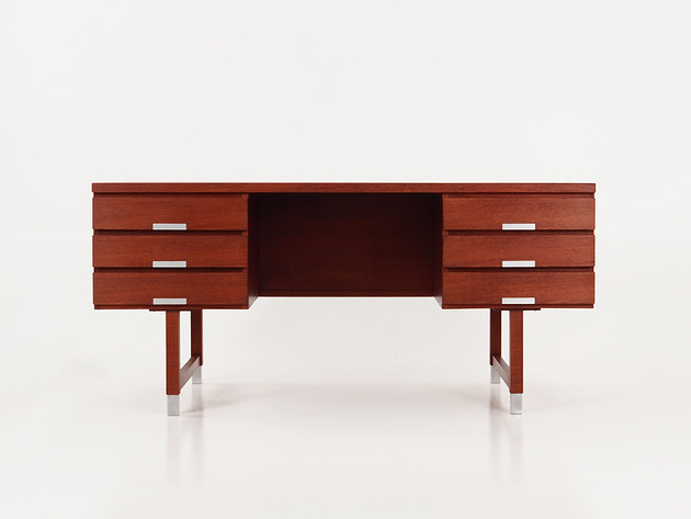 biurka Biurko tekowe, duński design, lata 70, producent: Eigil Petersens M