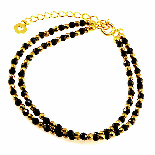 bransoletki z kamieni naturalnych Bransoletka JENNY Spinel 925