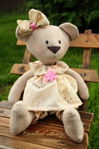 Agata miś  -Carolina&#039;sTeddys ZAMÓWIENE nr2 CarolineArt