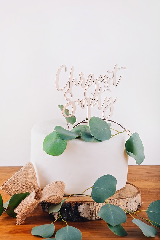 Personalizowane toppery  White Willow 