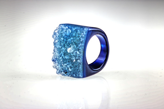 Brazi InspiRING High Niebieski Brazi Druse Jewelry
