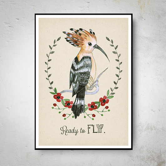 DUDEK ready to fly plakat 50x70cm muamua design
