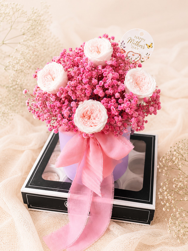 Ślub - inne Flowerbox roz