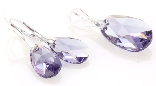 Kolczyki z kryształów Swarovski migdał mellody