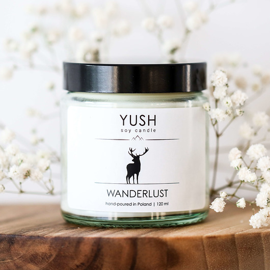 Świeca sojowa WANDERLUST 120 ml -YUSH- yush