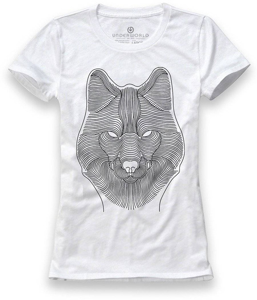 t-shirt damskie T-shirt damski UNDERWORLD Dash wolf