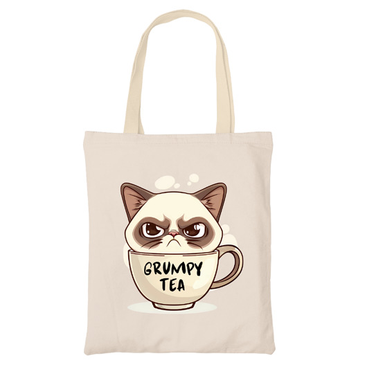 torby na zakupy Torba kot grumpy cat kociara