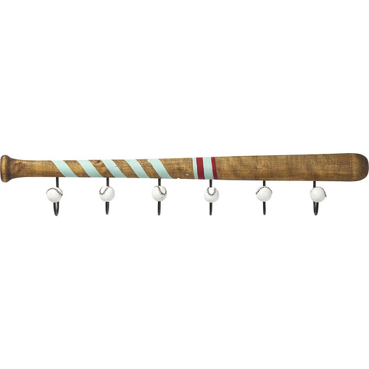 Wieszak ścienny kij baseballowy 70cm drewno Home Design