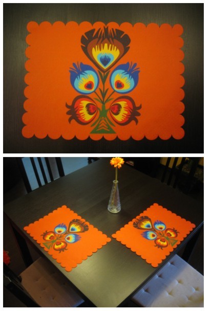 Podkładki folk -4 sztuki Gaul Designs