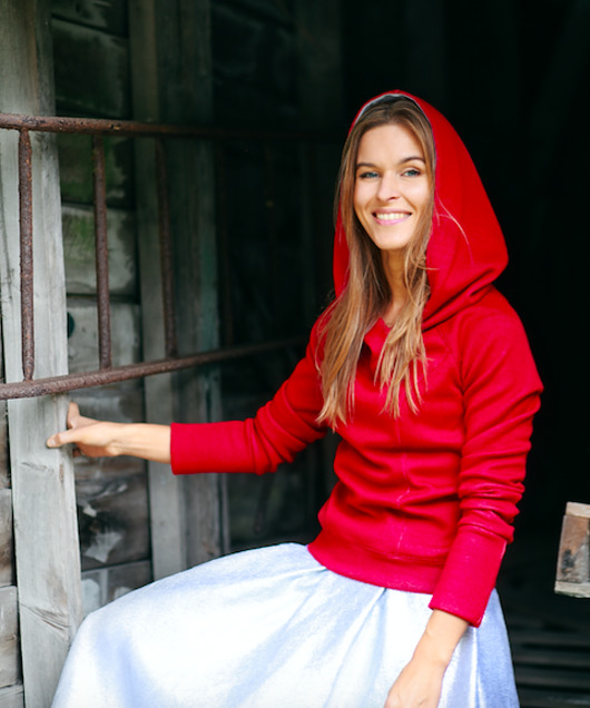 bluza CALL ME PRINCESS red RISK MADE IN WARSAW