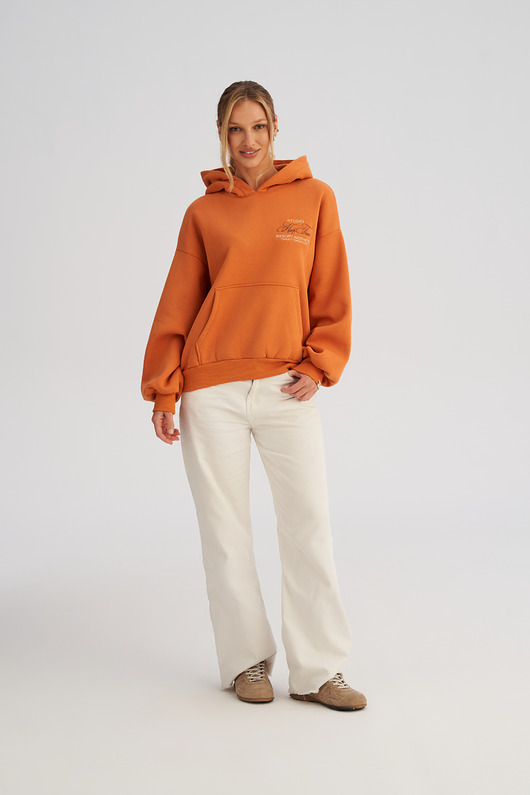 bluza z kapturem damska Bluza z kapturem PUFFA Carrot damska