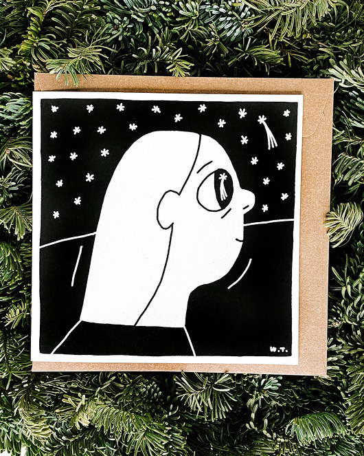 kartki świąteczne Gwiazdka