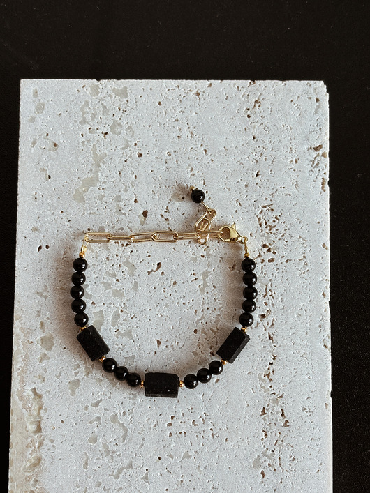 bransoletki z kamieni naturalnych Bransoletka damska Turmalin