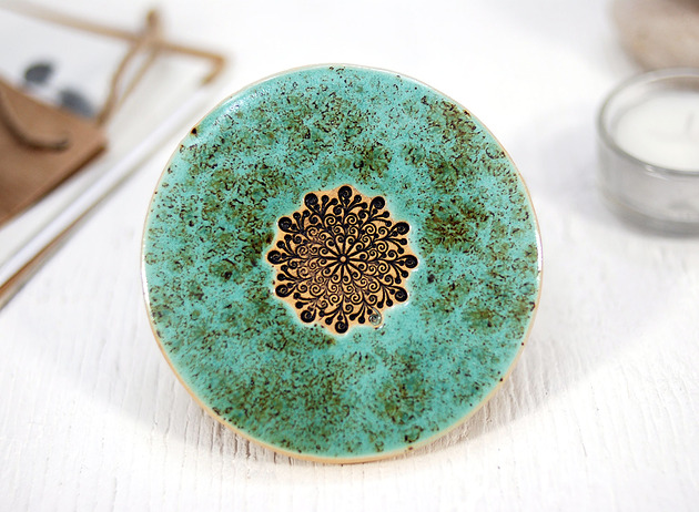 podkładki do kuchni Ceramiczne podkładki pod kubek, filiżankę - hygge