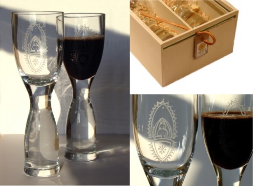 zestaw dla dwojga Borowska Glass Design
