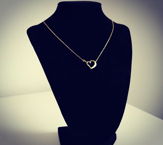 Pozłacany naszyjnik serce i nieskończoność VENA Jewellery
