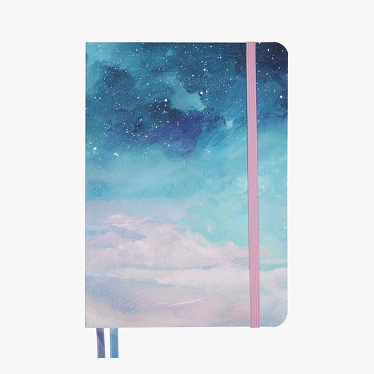 notatniki i albumy Cotton Sky - notatnik A5, bullet journal, planer w kropki