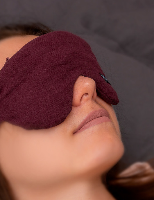 opaski na oczy Organiczna lawendowa maseczka na oczy Kate