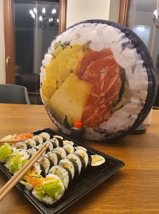 poduszki do pokoju dziecka Poduszka Sushi