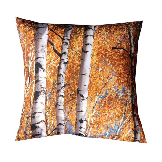 Jesienne brzozy poducha 45cm AT design