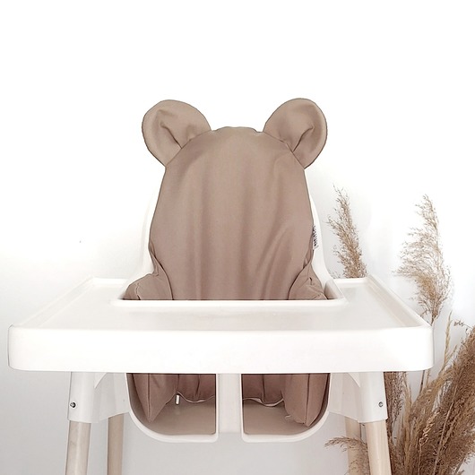 pokój dziecka - różne Pokrowiec na poduszkę do  Ikea Antilop Miś Beżowy