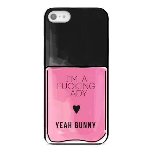 etui na telefon IPHONE CASE - Yeah Bunny - PINK NAIL