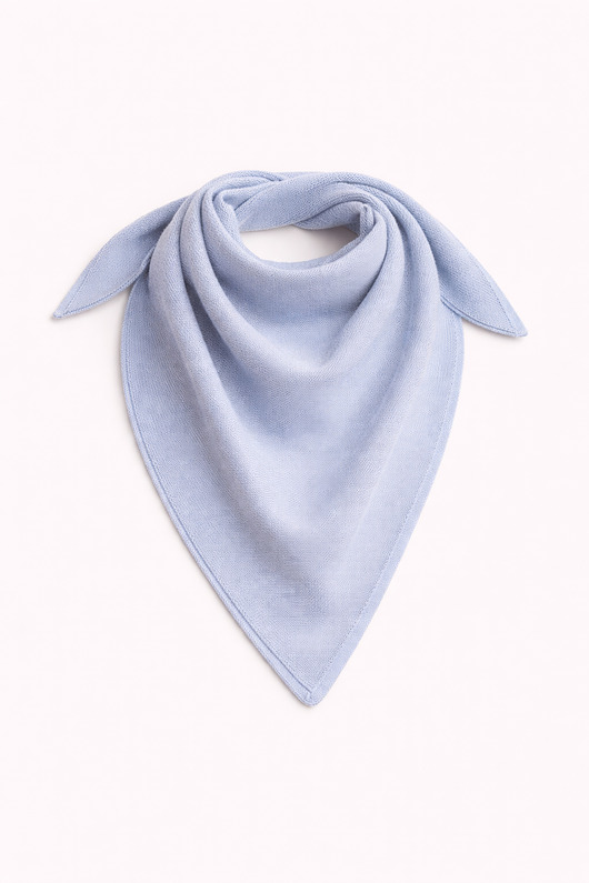 szale damskie Chusta Rowan merino błękitna