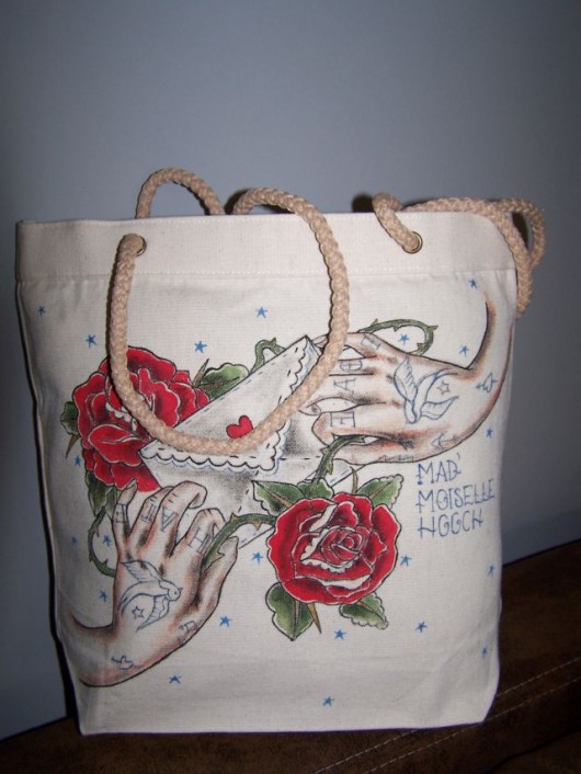 Traditional tattoo bag,eko,zakupy MadMoiselle Hooch