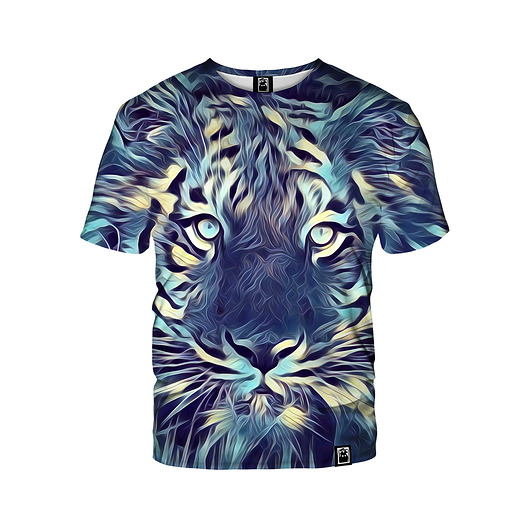 t-shirt damskie Damski T-shirt DR.CROW Tiger Art