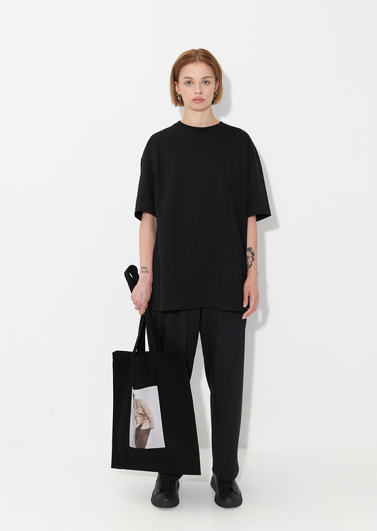 t-shirt damskie Długi t-shirt oversize - bawełna organiczna