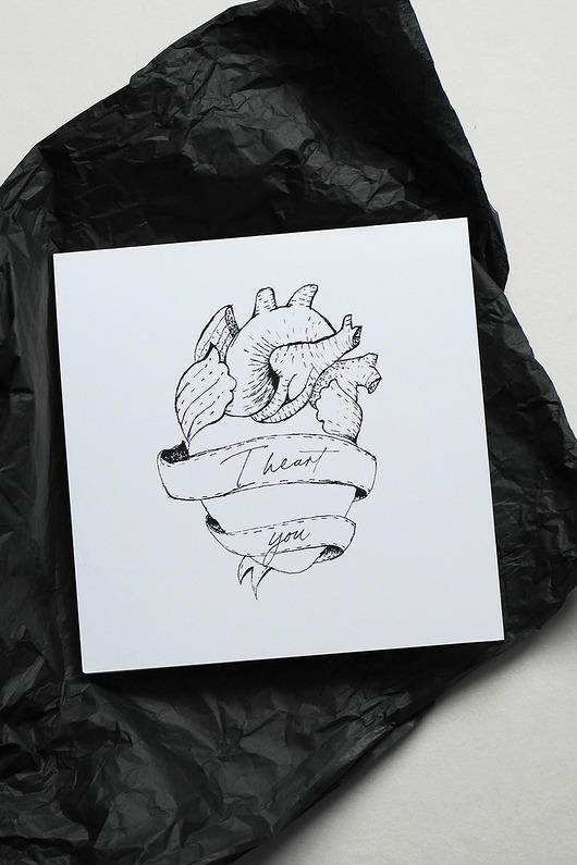 kartka walentynki I Heart You La Dolce Design