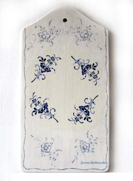 Flowers blue I  Iwona Rutkowska
