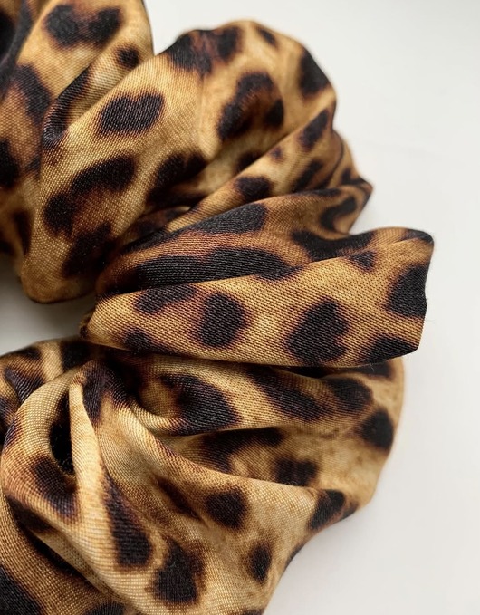 gumki do włosów Scrunchie Leopard - standard