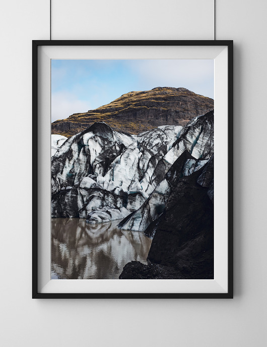 plakaty Lodowiec, Islandia, plakat, fotografia