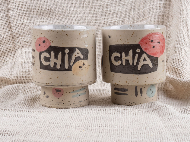 kubki Ceramiczny kubek do napoju chia