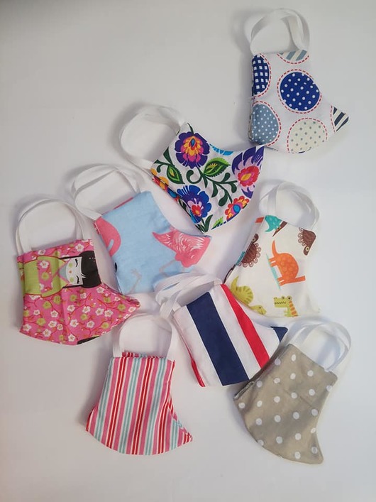 maseczki dużo wzorów bawełna kieszonka na filtr Handmade Tolak