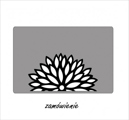 zamówienie- filcowy dywan z ażurem-szary home variety