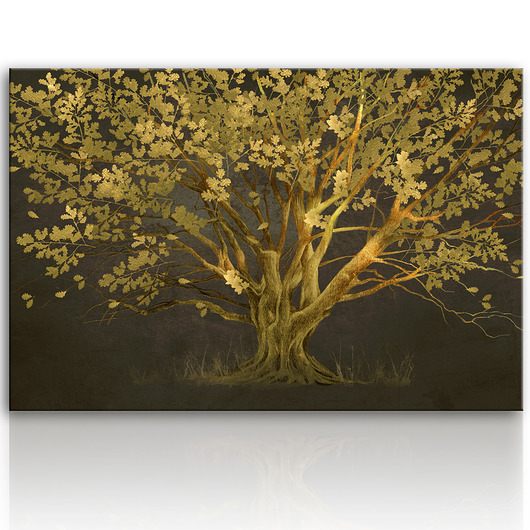 obrazy Obraz na płótnie do salonu drzewem 120x80cm