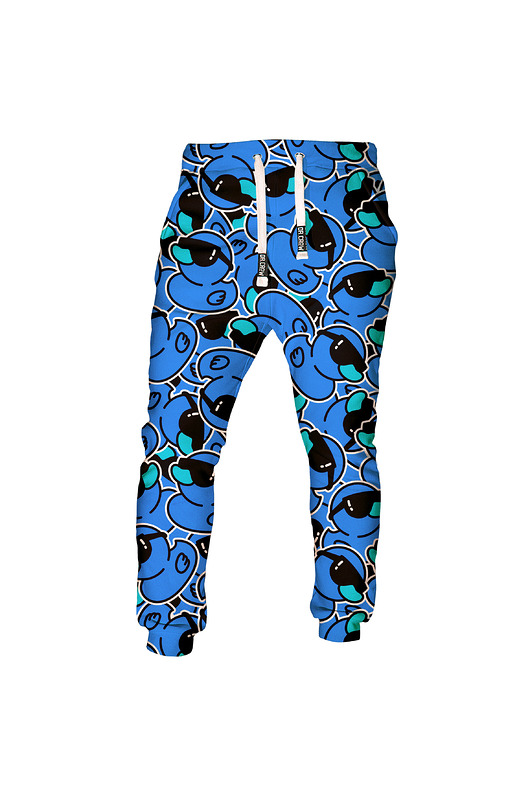 spodnie męskie Męskie Spodnie Fullprint DR.CROW Kaczki Blue
