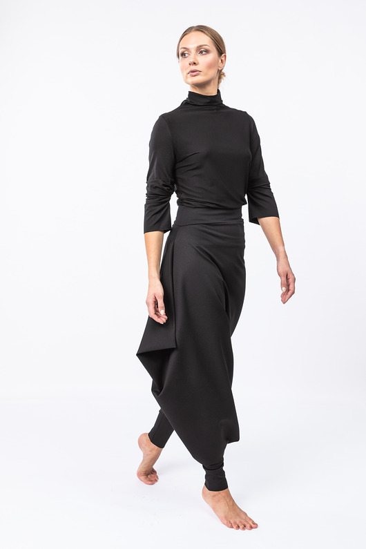 spodnie materiałowe damskie Sarouel pants