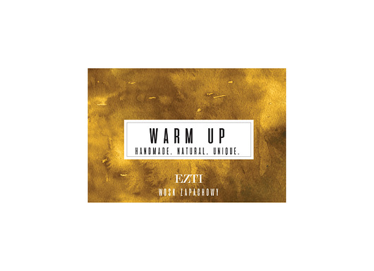 AROMATHERAPY: WARM UP - wosk zapachowy EZTI