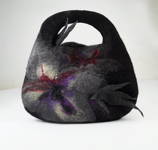 Jedwabnofilcowa Torebka: Living Bag filcant