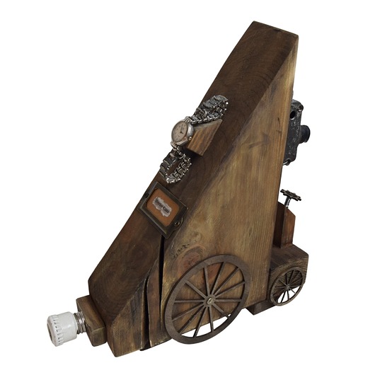 figurki i rzeźby Wehikuł Czasu VI dekoracja ze starego drewna