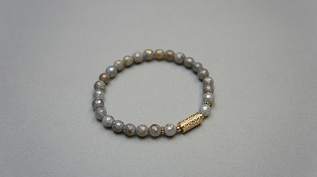 bransoletki z kamieni naturalnych Labradoryty platerowane    bransoletka /Szlachetna kolekcja/