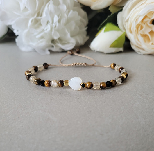 bransoletki z kamieni naturalnych LEW- z Turmalinem Zodiakalna bransoletka