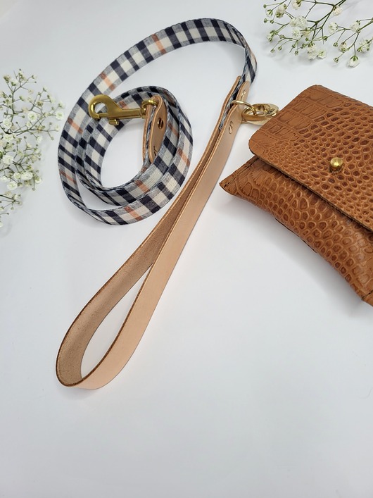 smycze i obroże dla psów i kotów Etui na woreczki Natural Leather